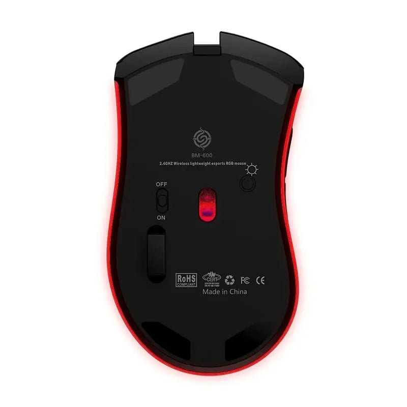 Mouse para Jogos BM600 Recarregável