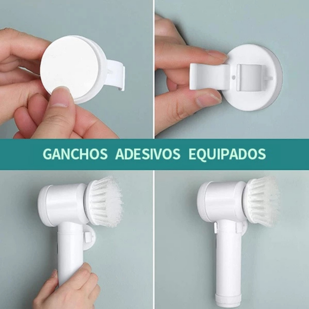 Escova Giratória MaxClean | Limpeza Profunda e Conforto Total