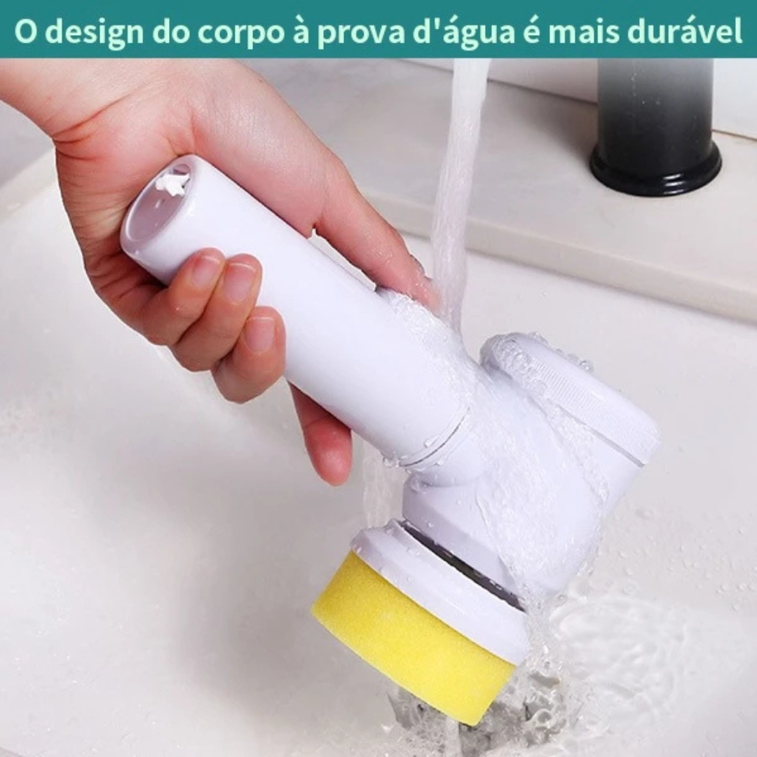 Escova Giratória MaxClean | Limpeza Profunda e Conforto Total