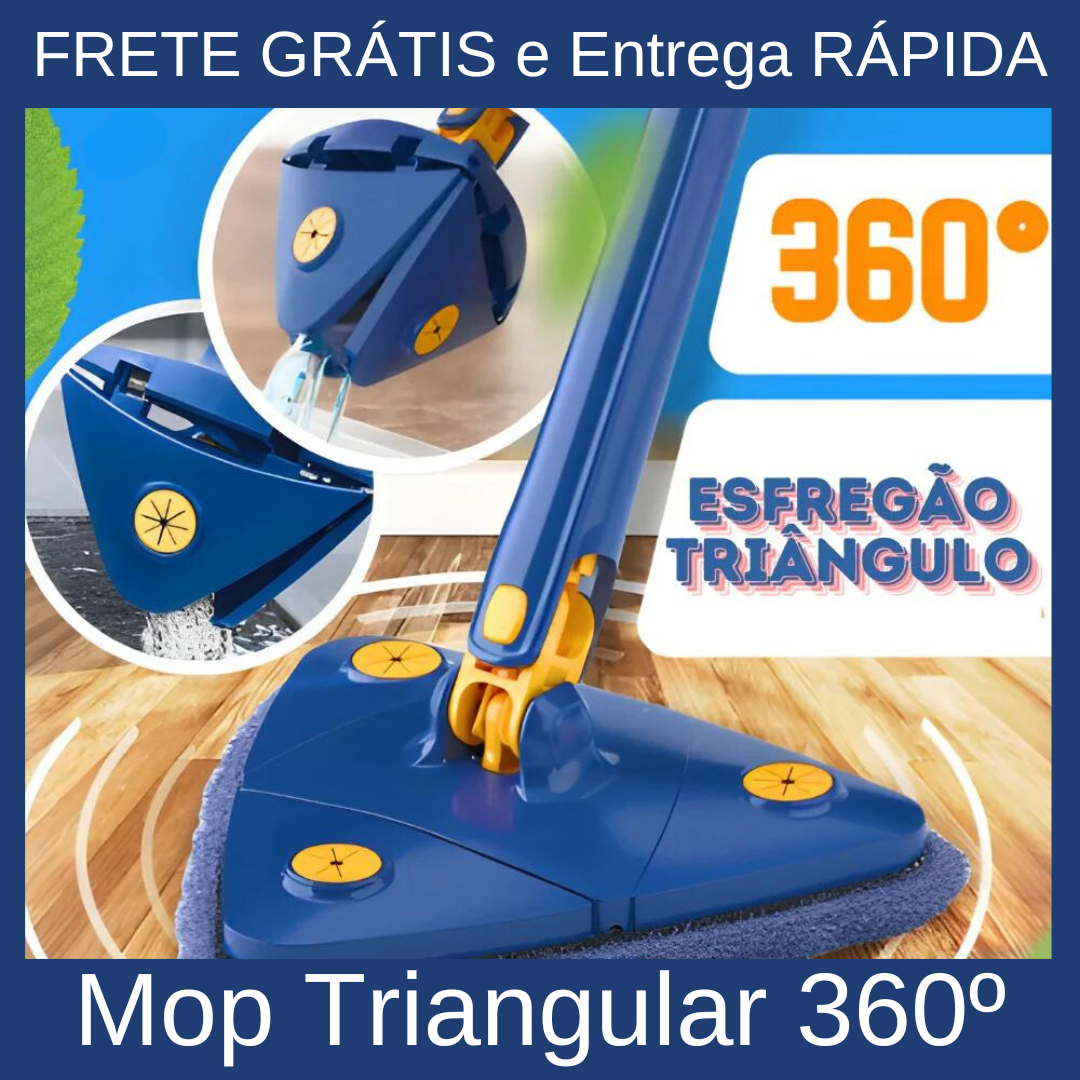 Mop Triangular de limpeza 360° | FastCleaner