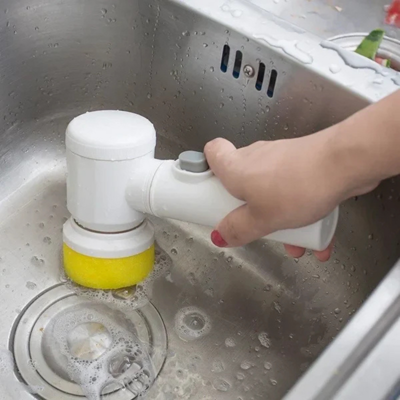Escova Giratória MaxClean | Limpeza Profunda e Conforto Total
