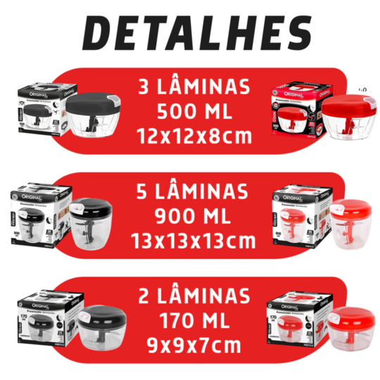 Processador Manual Express | Praticidade e Sabor Sem Esforço