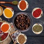 Moedor e Triturador de Grãos GranoFino | Café e Temperos Moídos com Um Toque