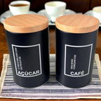 Lata Organizadora de Metal | Café e Açucar