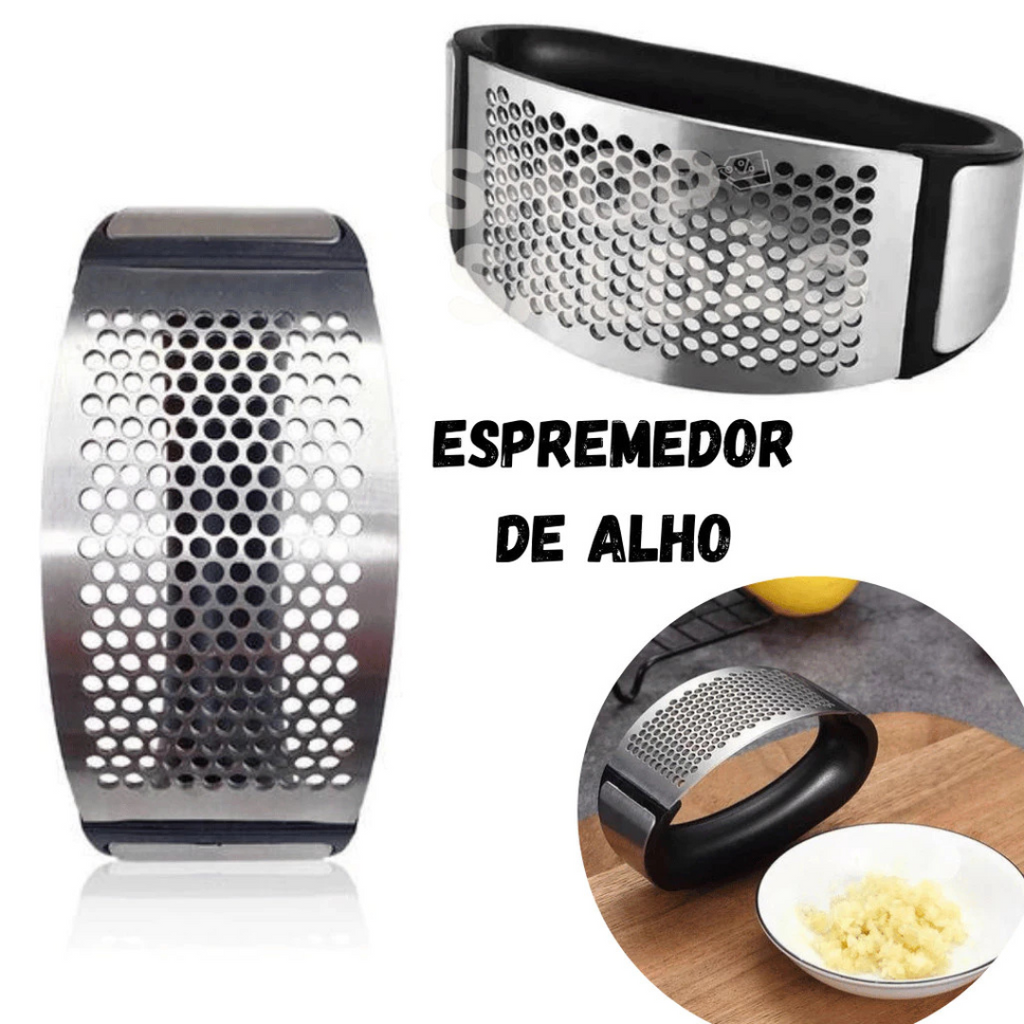 Kit Espremedor e Amassador Inox