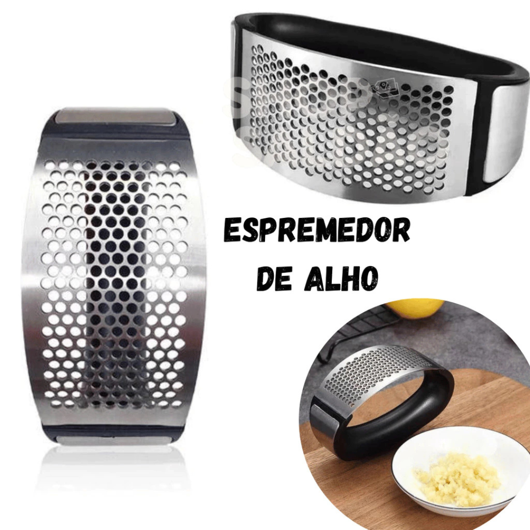 Kit Espremedor e Amassador Inox