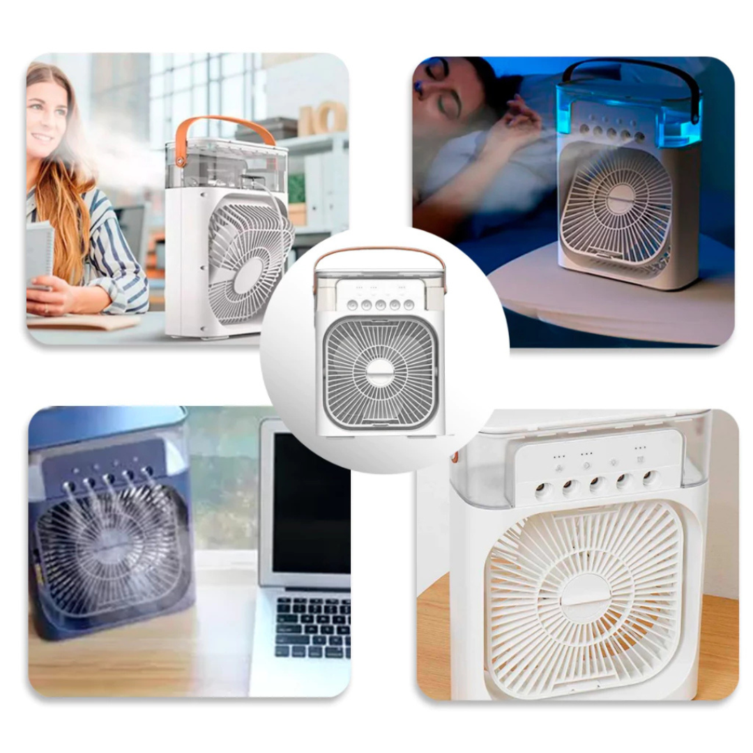 Ventilador Nevoa EasyCool | Design Compacto e Resfriamento Silencioso