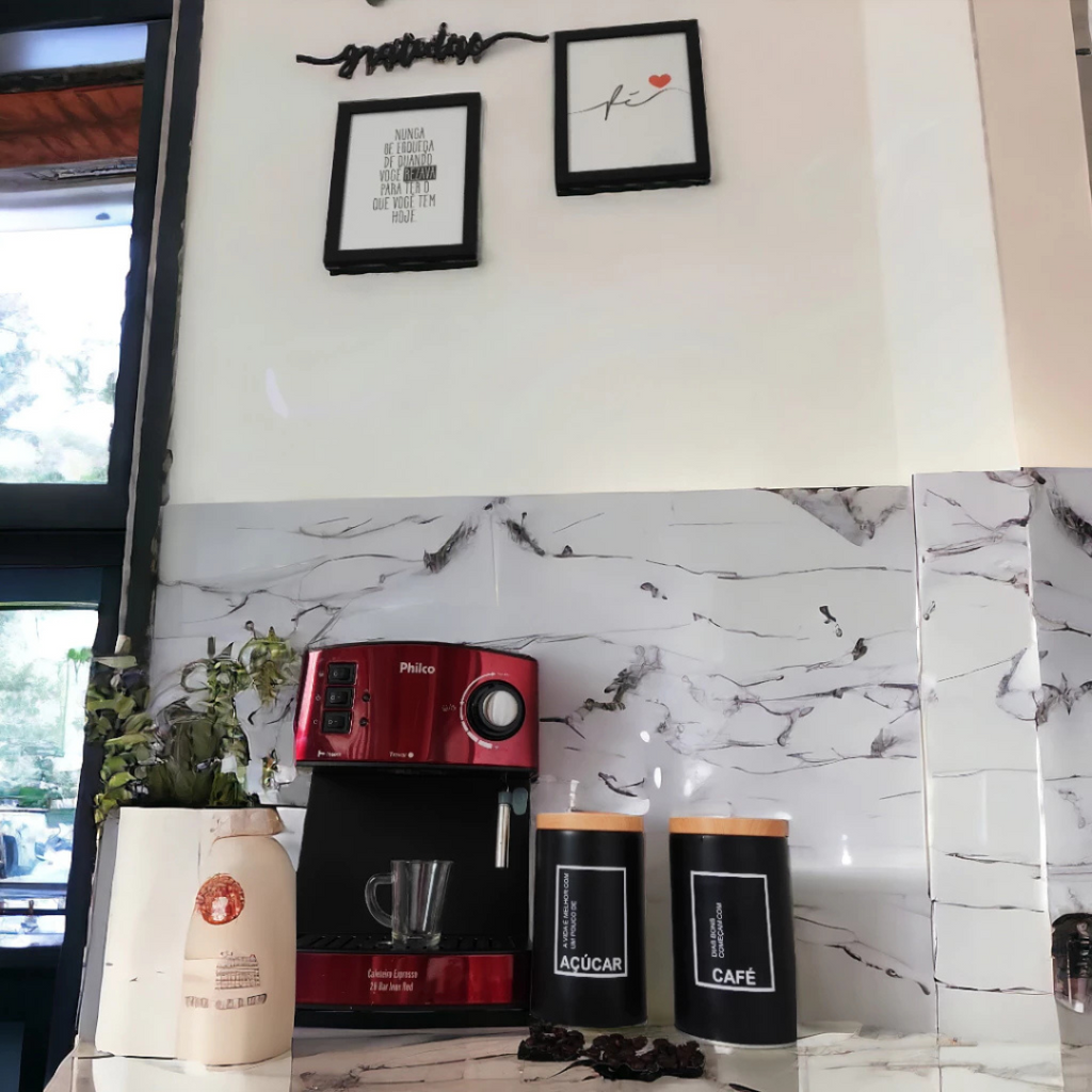 Lata Organizadora de Metal | Café e Açucar