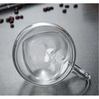 Kit 2 Xicaras de coração 200 ml | Parede Duplas