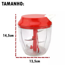 Processador Manual 5 Lâminas | 1200ml | PraticChef