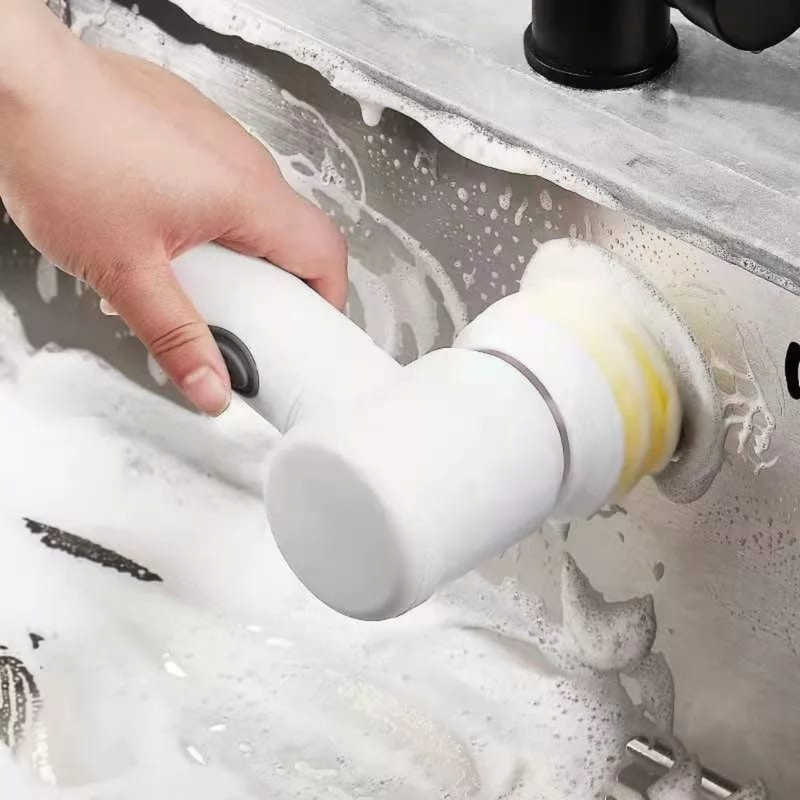 Escova Giratória MaxClean | Limpeza Profunda e Conforto Total