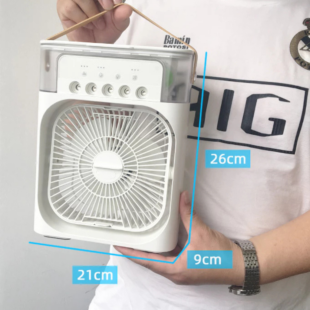 Ventilador Nevoa EasyCool | Design Compacto e Resfriamento Silencioso