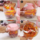 Processador Manual 5 Lâminas | 1200ml | PraticChef