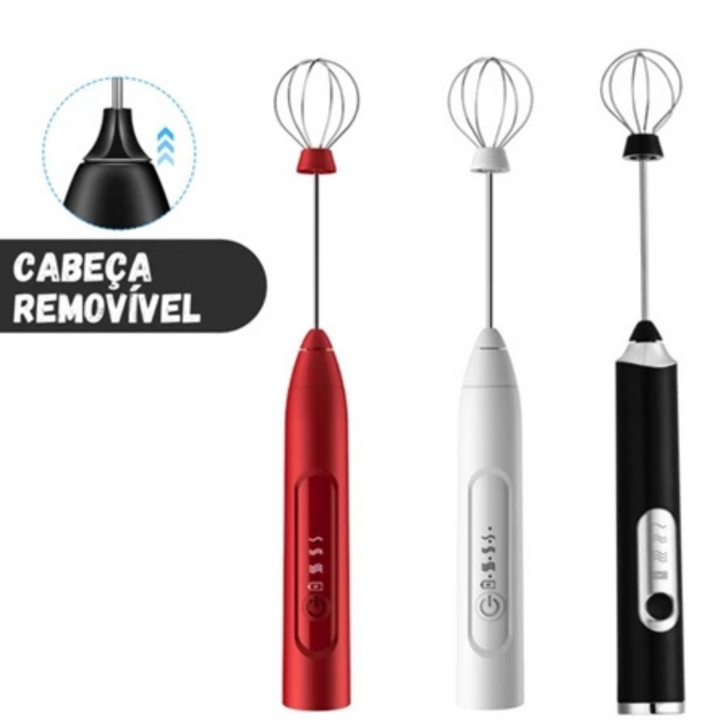 Mixer Elétrico para Bebidas USB