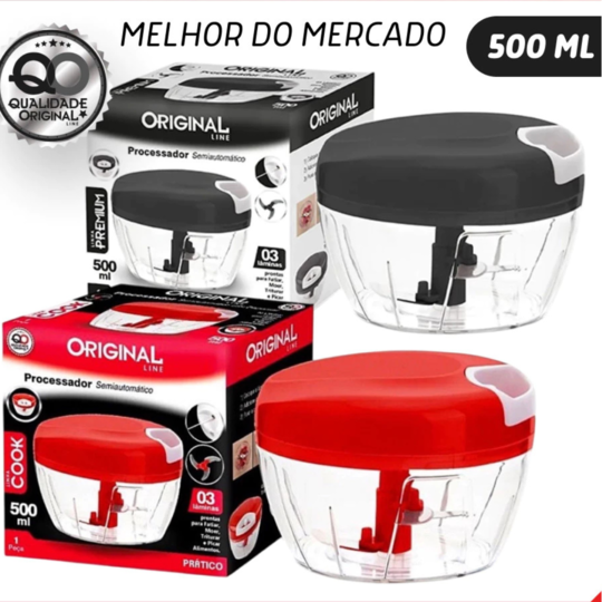 Processador Manual Express | Praticidade e Sabor Sem Esforço