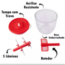 Processador Manual 5 Lâminas | 1200ml | PraticChef