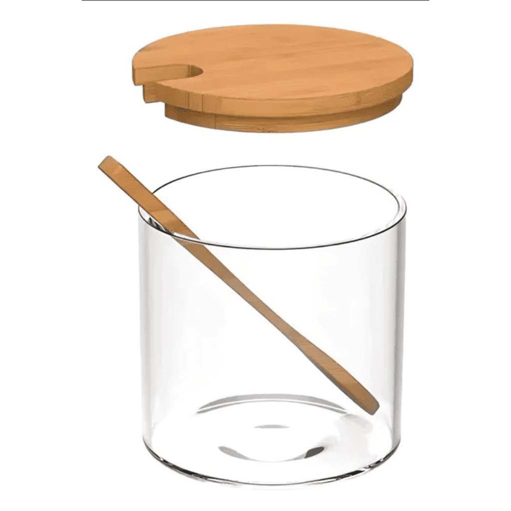 Açucareiro Vidro Bambu Elegance 280mL
