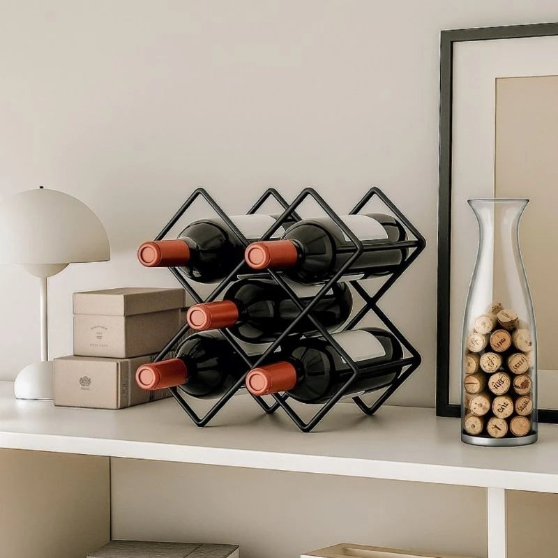 Adega de Mesa WineDecor Metal | Organização e Sofisticação para Amantes de Vinho