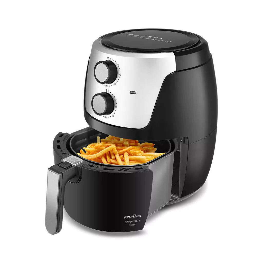 Air Fryer Britânia Dura Mais 1500W | Capacidade Família e Tecnologia Antiaderente