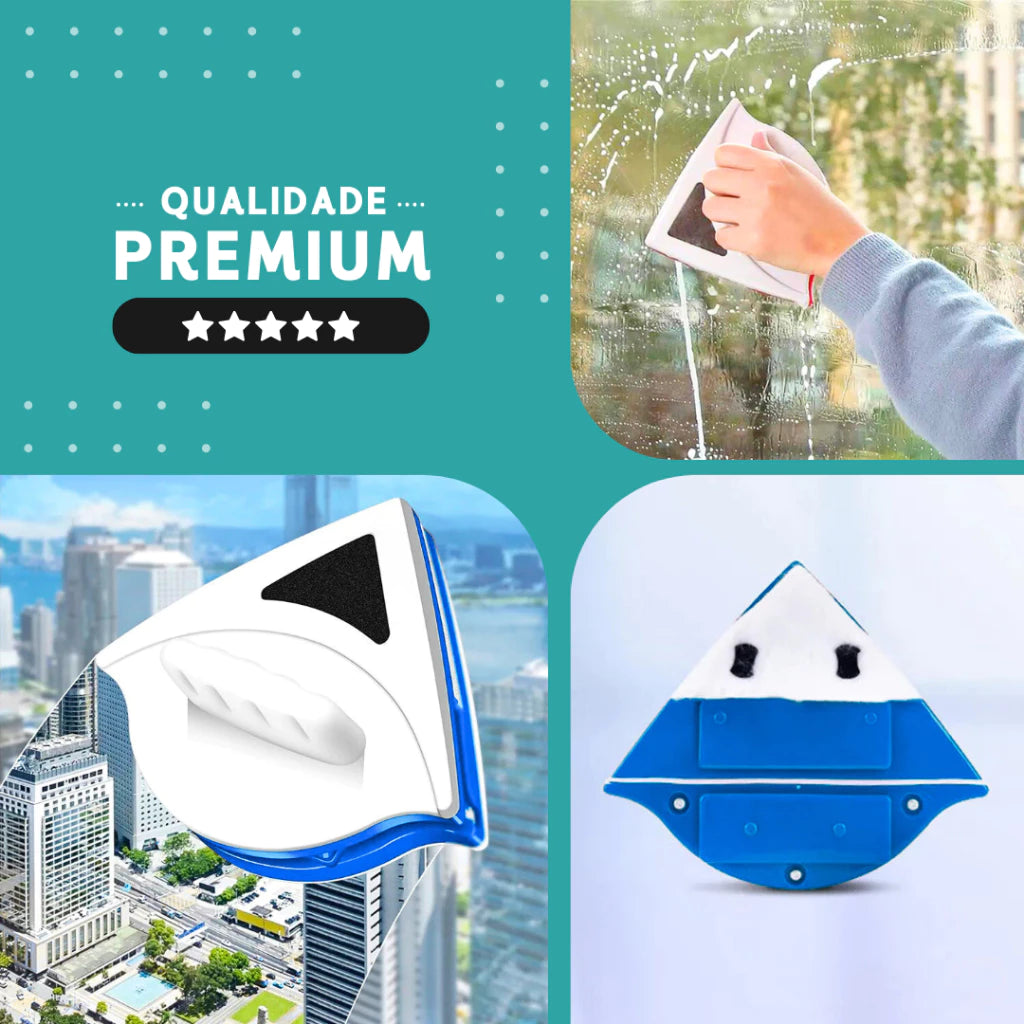 Aparelho Limpa Vidro Pro | Janelas Impecáveis por Dentro e Por Fora