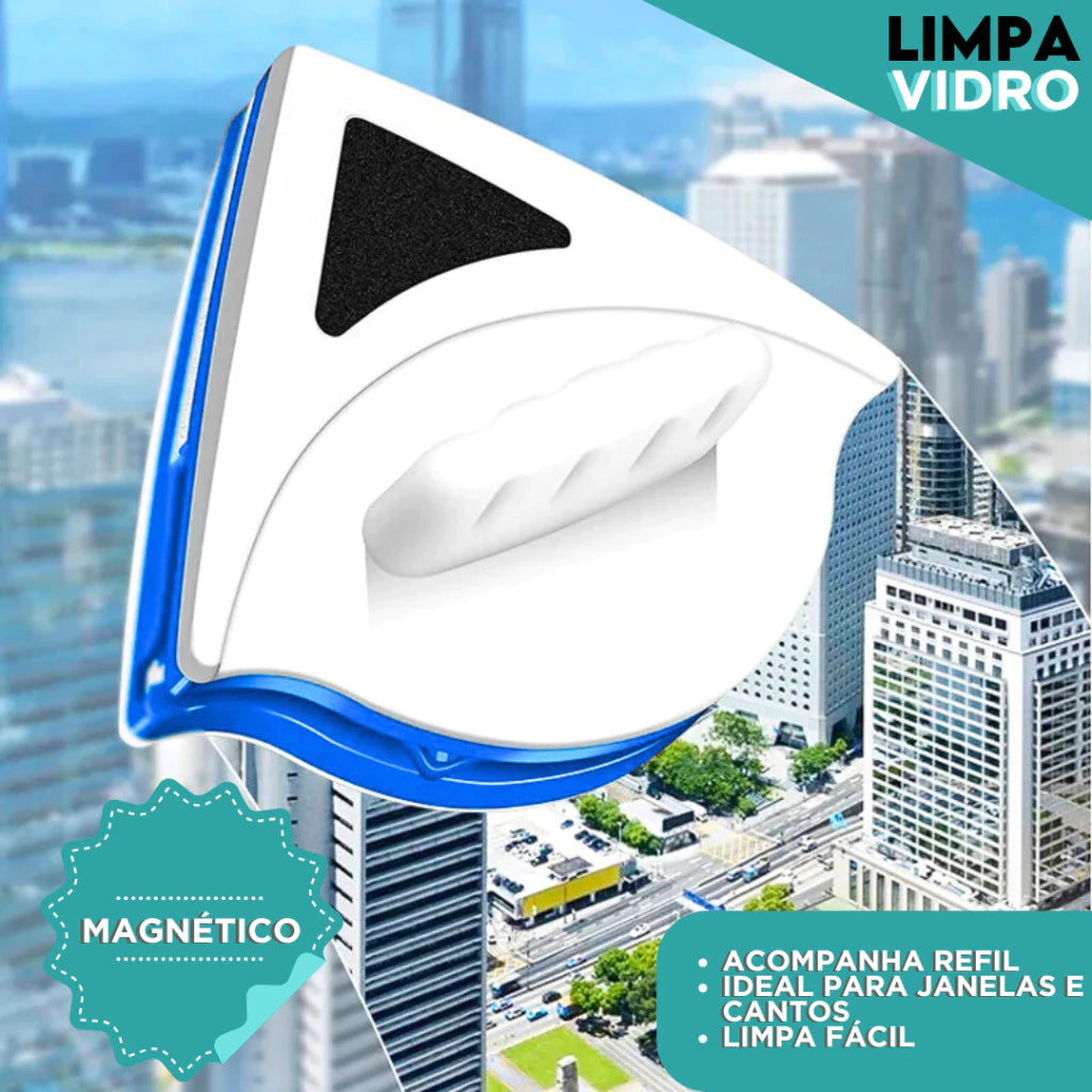 Aparelho Limpa Vidro Pro | Janelas Impecáveis por Dentro e Por Fora