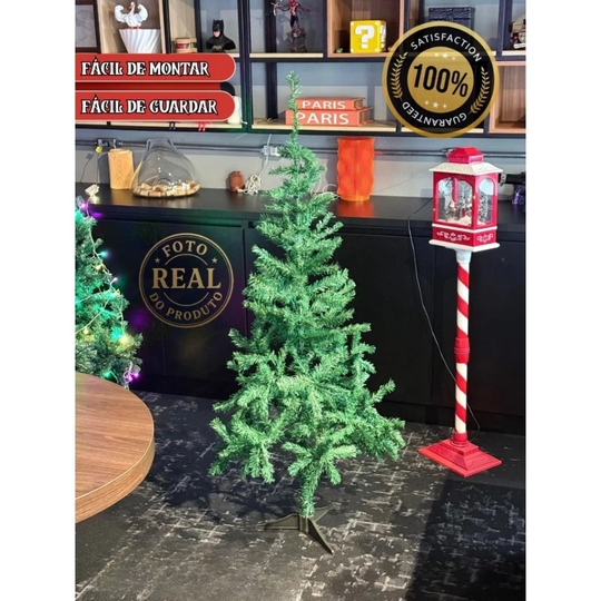 Árvore Natal Clássica EasySetup | Visual Cheio, Elegante e Fácil de Montar