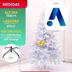 Árvore Natal Pinheiro Luxo | Decoração Volumosa e Elegante Sem Esforço