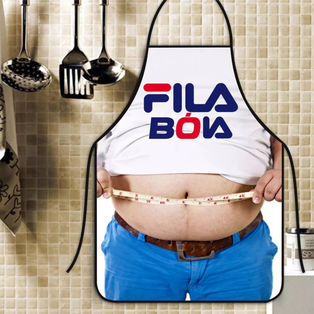 Avental Churrasqueiro Engraçado | Presente Criativo para Amigo Secreto e Festas