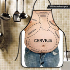 Avental Churrasqueiro Engraçado | Presente Criativo para Amigo Secreto e Festas