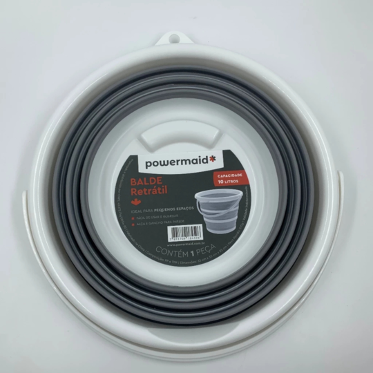 Balde Dobrável Pratic | Organização e Espaço na Sua Casa