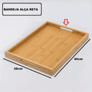 Bandeja de Servir Bambu Sofisticada