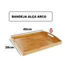 Bandeja de Servir Bambu Sofisticada