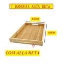 Bandeja de Servir Bambu Sofisticada