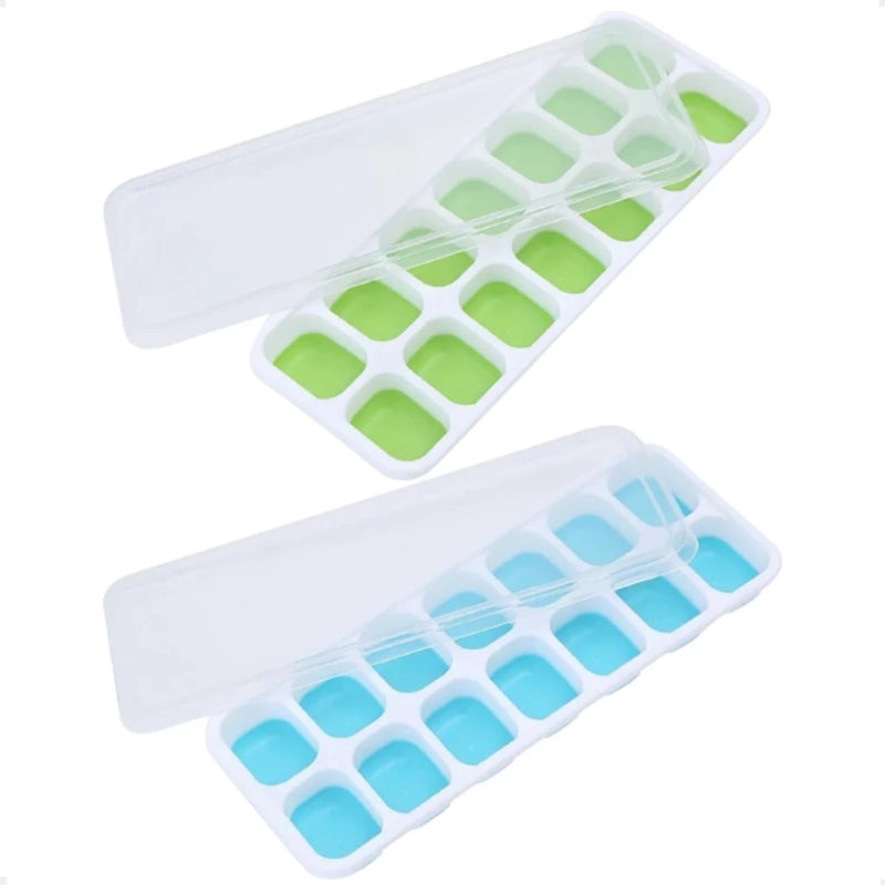 Bandeja de Gelo SoftFlex | Cubos Perfeitos e Fáceis de Remover | Compre 1 e Leve 2