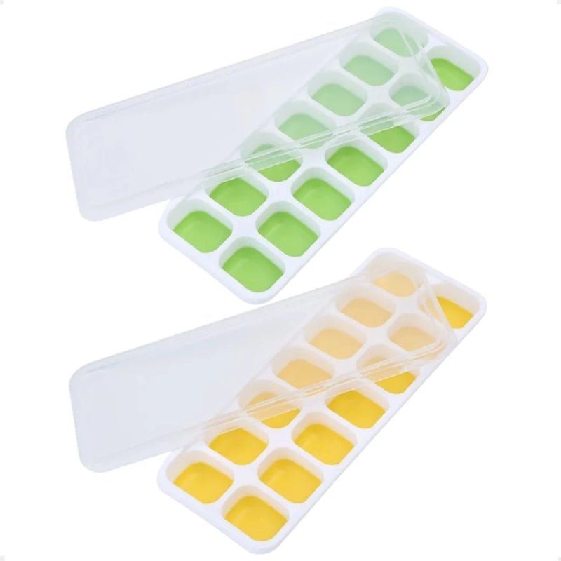 Bandeja de Gelo SoftFlex | Cubos Perfeitos e Fáceis de Remover | Compre 1 e Leve 2