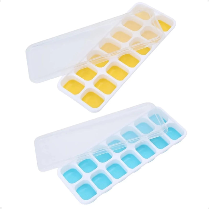 Bandeja de Gelo SoftFlex | Cubos Perfeitos e Fáceis de Remover | Compre 1 e Leve 2