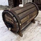 Barril Decorativo GourmetWood Bar | Pingômetro 3 Litros para Decorar e Servir com Muito Estilo