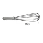 Batedor Fuê Profissional 30cm Inox | O Segredo para Massas Leves e Claras em Neve