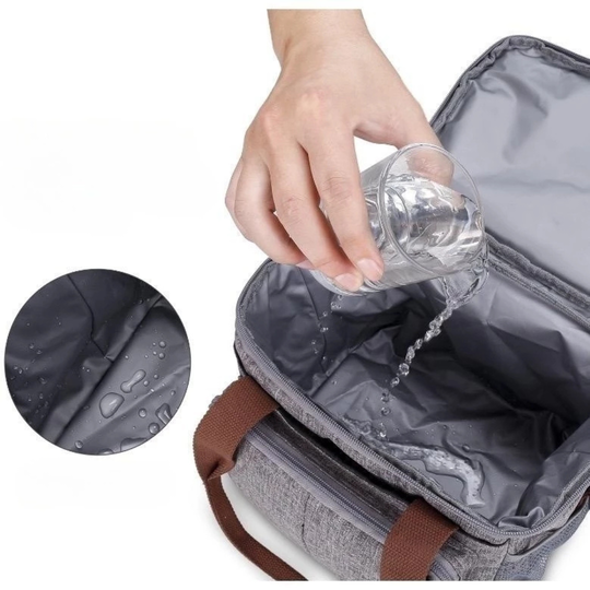 Bolsa Térmica Dupla FreshGo | Alimentos Quentes ou Frios Onde Você Estiver