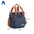 Bolsa Térmica Dupla FreshGo | Alimentos Quentes ou Frios Onde Você Estiver