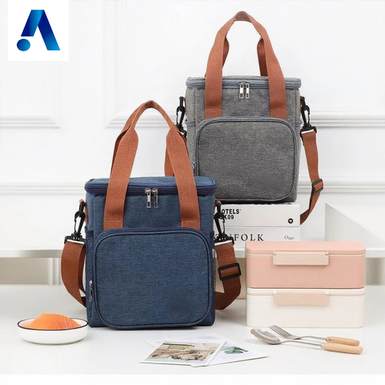 Bolsa Térmica Dupla FreshGo | Alimentos Quentes ou Frios Onde Você Estiver