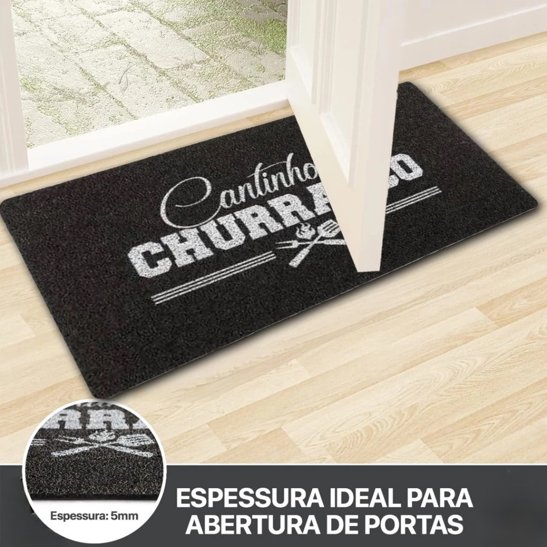 Capacho Decorativo Área Gourmet | Estilo e Segurança para o seu Cantinho do Churrasco