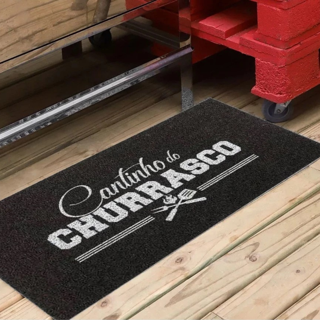 Capacho Decorativo Área Gourmet | Estilo e Segurança para o seu Cantinho do Churrasco