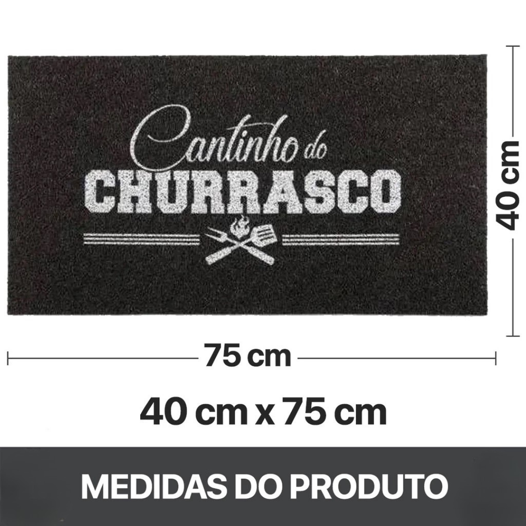 Capacho Decorativo Área Gourmet | Estilo e Segurança para o seu Cantinho do Churrasco