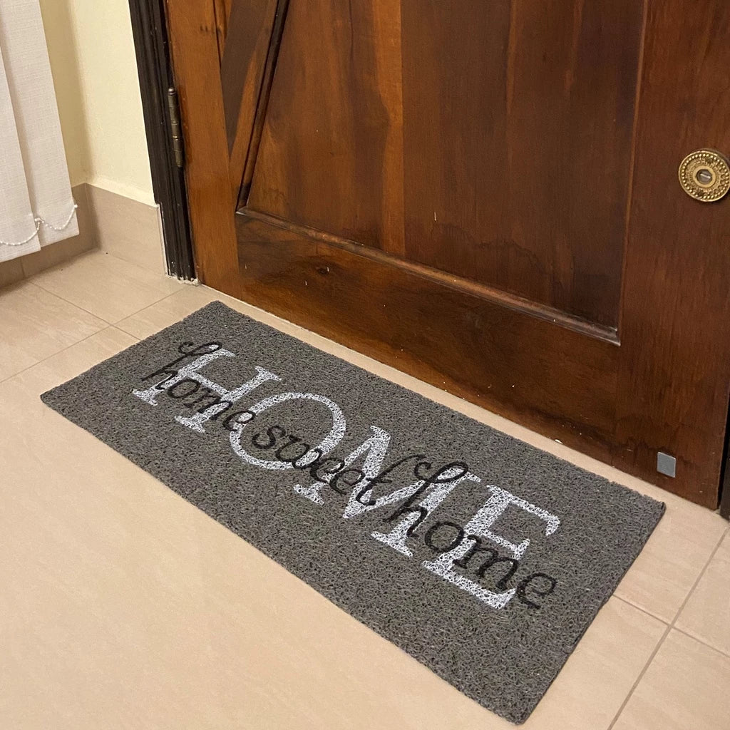 Capacho Tapete de Entrada Vinil 30x70cm | Antiderrapante e Lavável para Casa e Condomínio