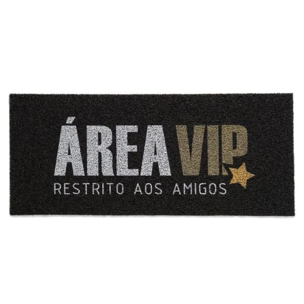 Capacho Tapete de Entrada Vinil 30x70cm | Antiderrapante e Lavável para Casa e Condomínio