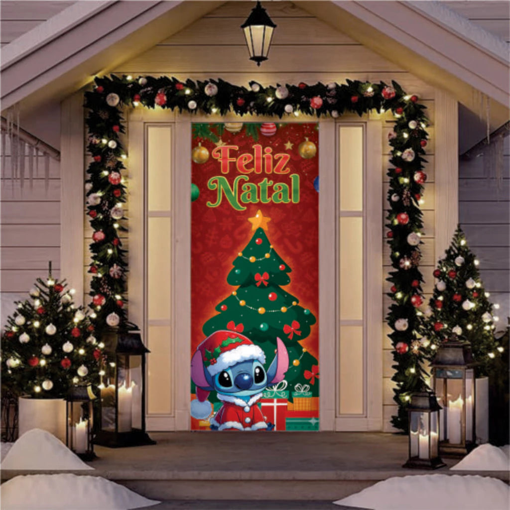 Capa de Porta Natal Mágica | Decoração Festiva em 5 Minutos Sem Esforço