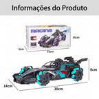 Carrinho de Fórmula com Fumaça e Luzes | Controle Remoto Recarregável com Drift