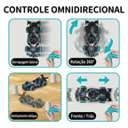 Carrinho de Fórmula com Fumaça e Luzes | Controle Remoto Recarregável com Drift