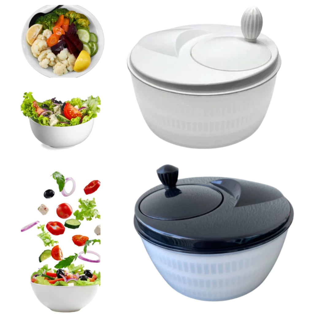 Centrífuga de Salada SaladPro | Folhas Crocantes e Secas em Segundos